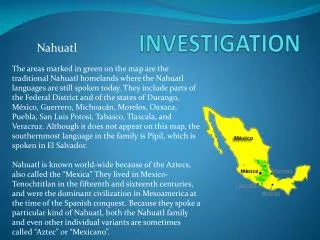 investigation