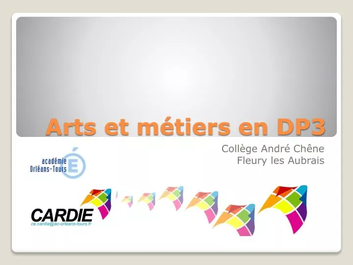 arts et m tiers en dp3