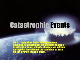 Catastrophic Events