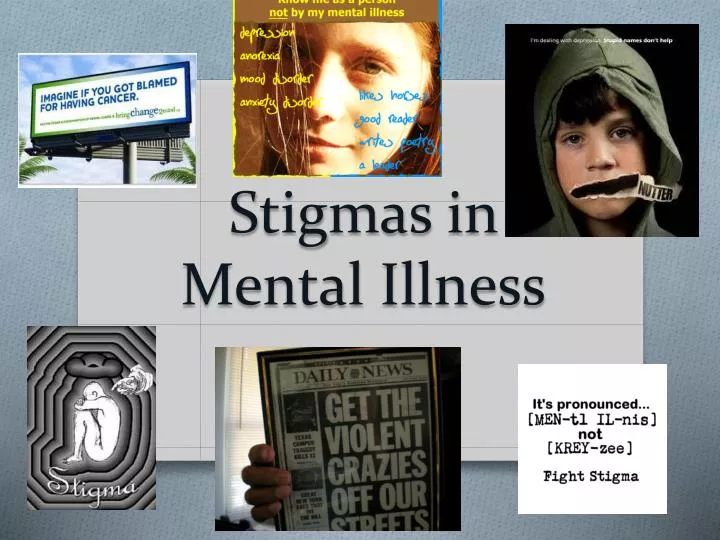 stigmas in mental illness