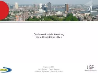 onderzoek crisis 4 meting t b v koninklijke hibin