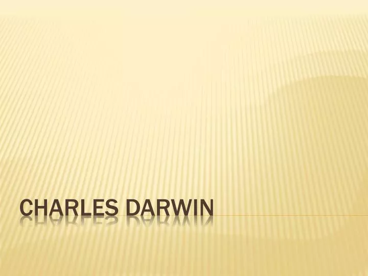 charles darwin