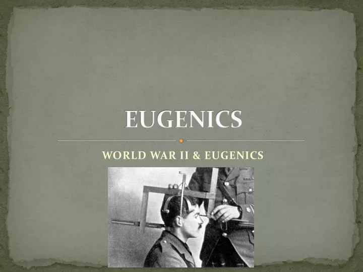 eugenics