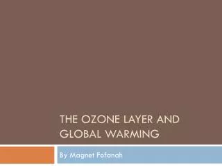 The Ozone Layer and Global Warming