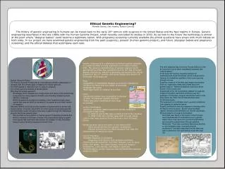 Ethical Genetic Engineering? Michelle Seares , Dan Hussey, Robbie Canning