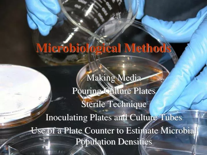 microbiological methods