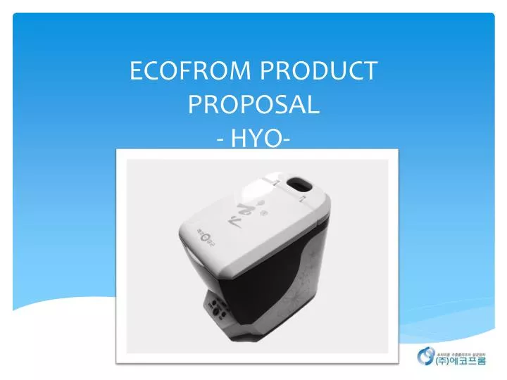 ecofrom product proposal hyo