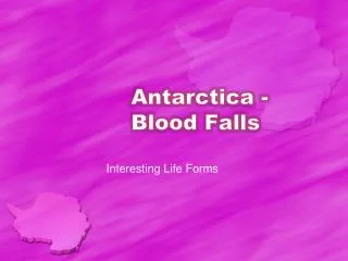 Antarctica - Blood Falls