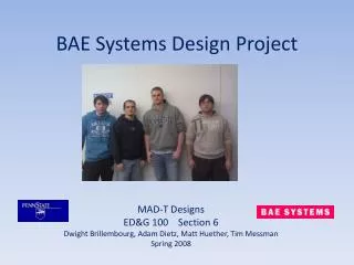 BAE Systems Design Project