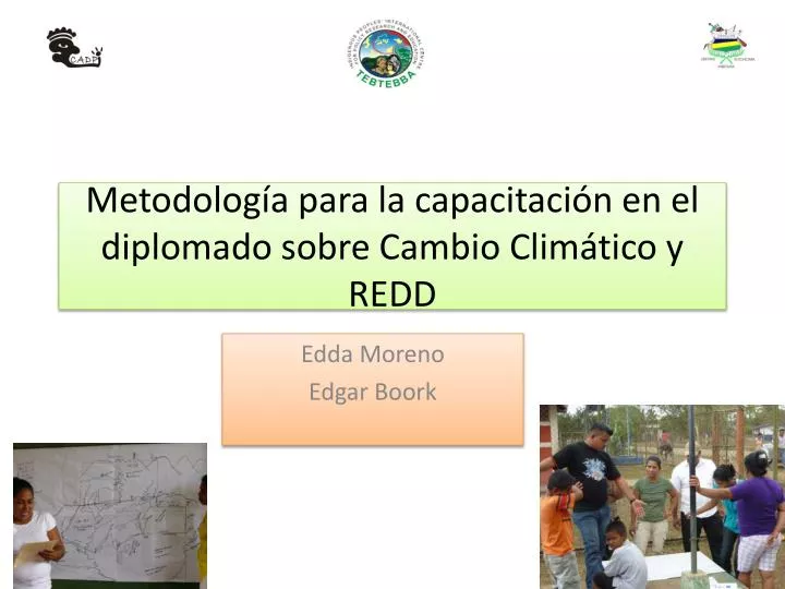 metodolog a para la capacitaci n en el diplomado sobre cambio clim tico y redd