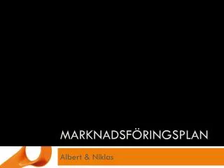 marknadsf ringsplan