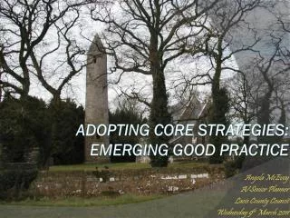 Adopting Core Strategies: Emerging Good Practice