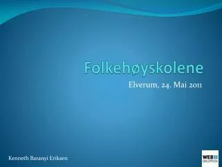 Folkehøyskolene