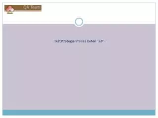Teststrategie Proces Keten Test