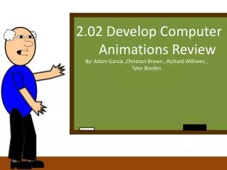 2.02 Develop Computer 	Animations Review