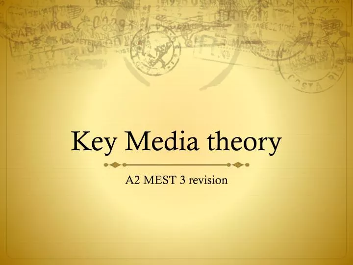 key media theory