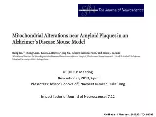 RE|NOUS Meeting November 21, 2013; 6pm Presenters: Joseph Conovaloff, Navneet Ramesh, Julia Tong