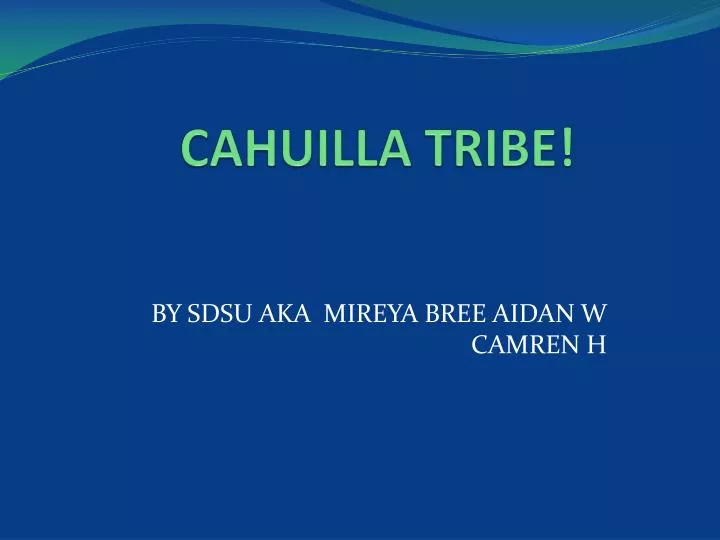 cahuilla tribe