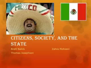 Citizens, society, and the state