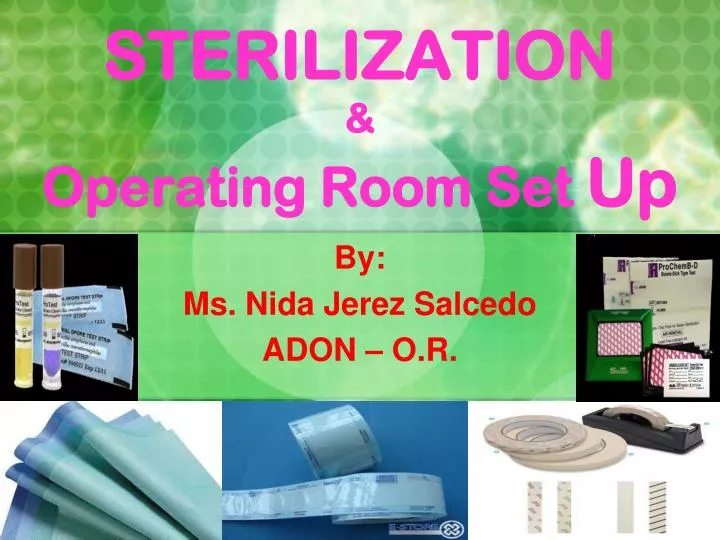 sterilization operating room set up