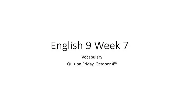 english 9 week 7