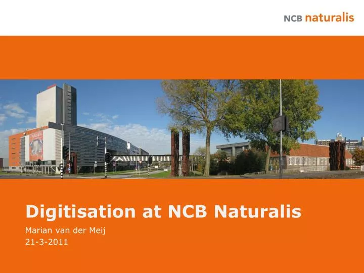 digitisation at ncb naturalis