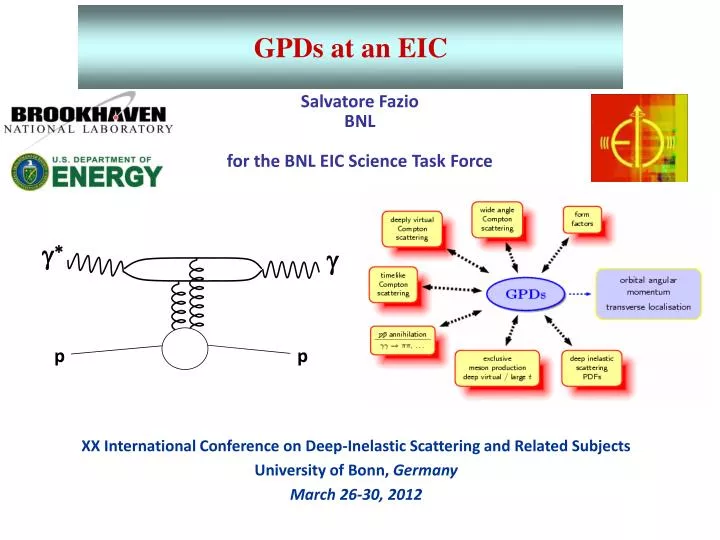 salvatore fazio bnl for the bnl eic science task force