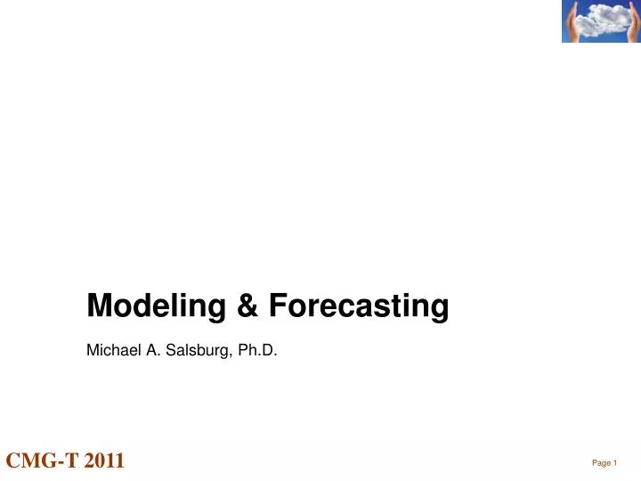 modeling forecasting