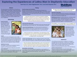 Exploring the Experiences of Latino Men in Stepfamily Education
