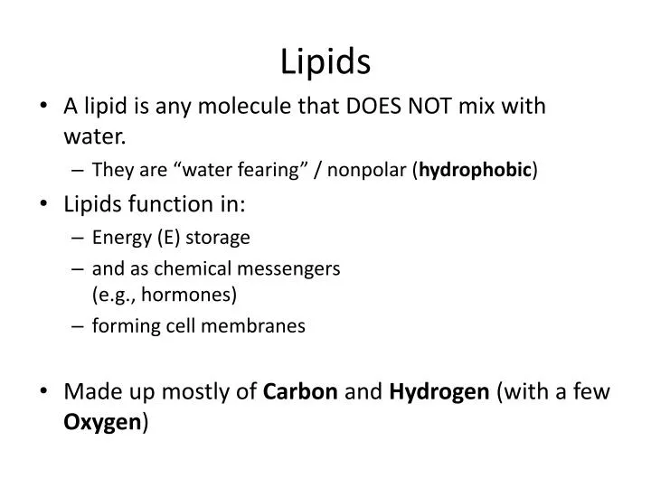 lipids