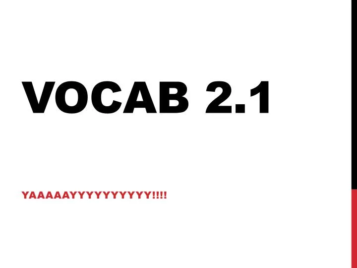 vocab 2 1