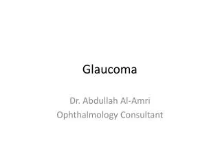 Glaucoma