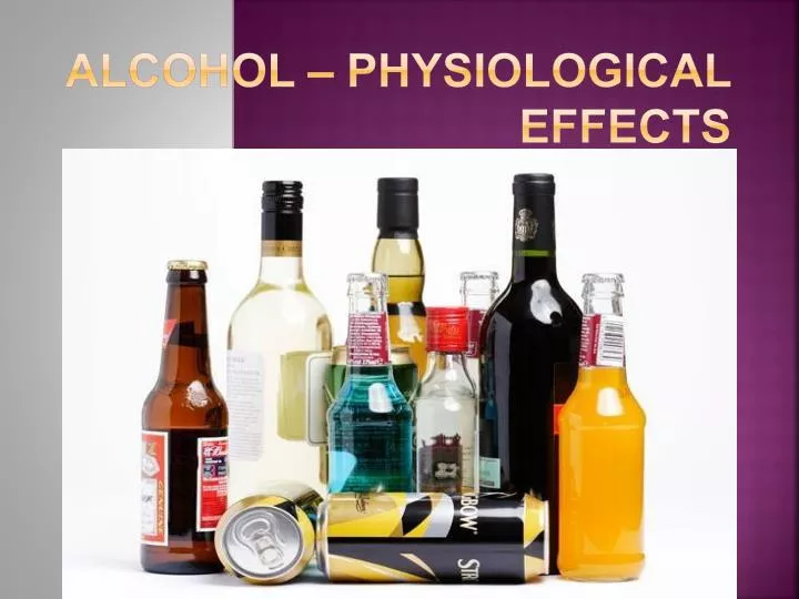 alcohol physiological effects
