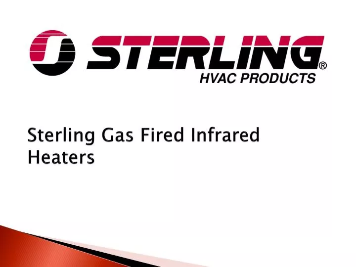 sterling gas fired infrared heaters