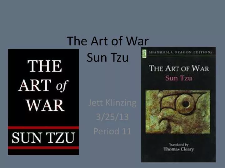 the art of war sun tzu