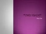 “Two Kinds” - slide 1