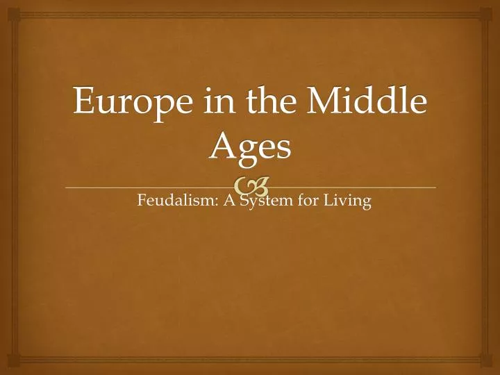 europe in the middle ages