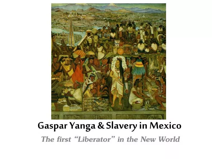 gaspar yanga slavery in mexico