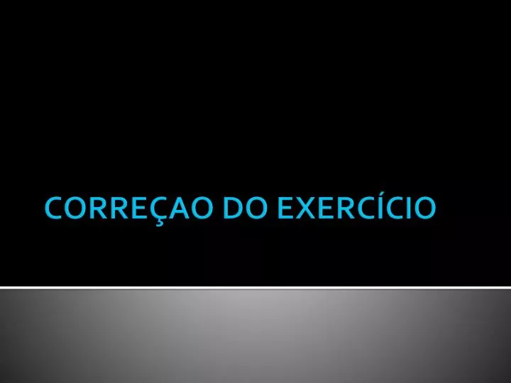 corre ao do exerc cio