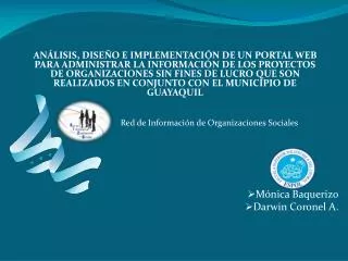 m nica baquerizo darwin coronel a