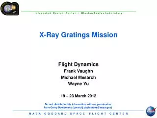 X-Ray Gratings Mission