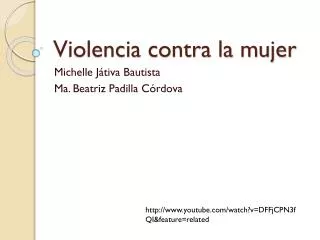 violencia contra la mujer