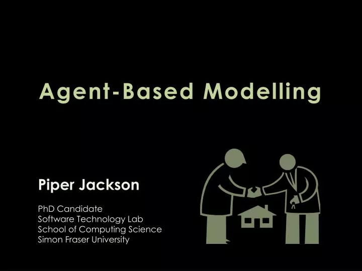 agent based modelling