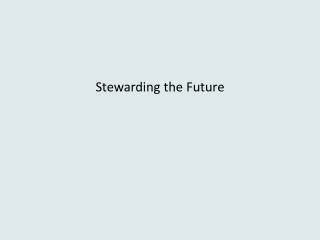 Stewarding the Future