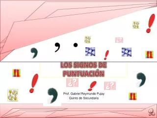 los signos de puntuaci n