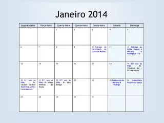 Janeiro 2014