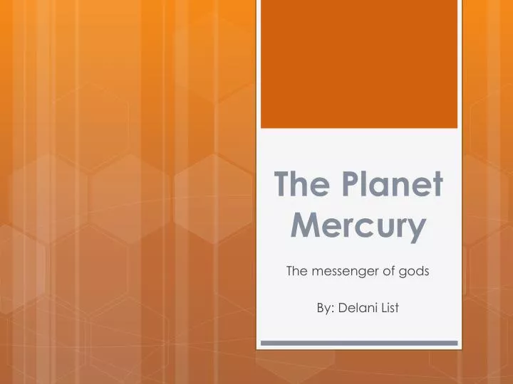 the planet mercury