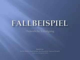 fallbeispiel