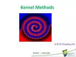 Kernel Methods - slide 1