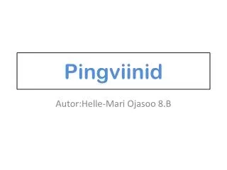 pingviinid
